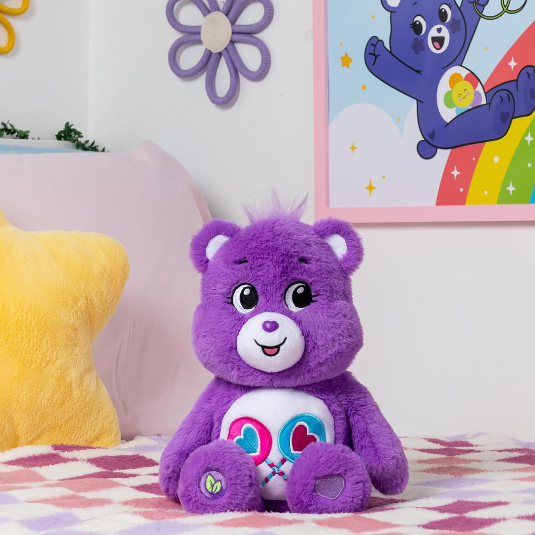 Care Bears Oso de peluche Share de 35,5 cm - Tamaño mediano - Peluc...