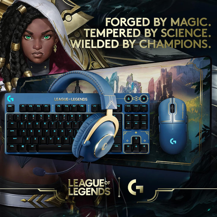 Logitech G Pro - Teclado mecánico para juegos - Diseño ultraportáti...
