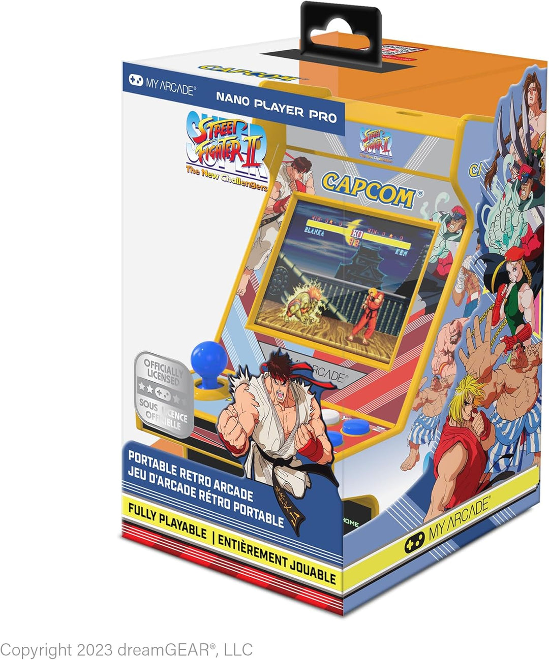 My Arcade Super Street Fighter II Nano Player Pro: 2 Games in 1, 4....