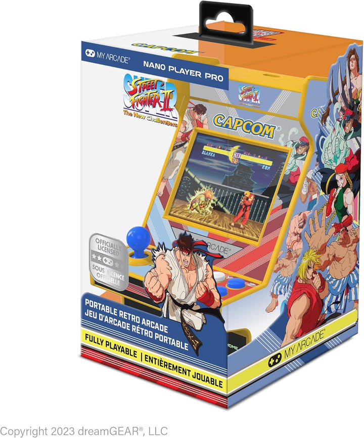 My Arcade Super Street Fighter II Nano Player Pro: 2 Games in 1, 4....