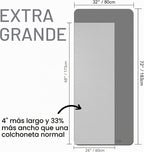 Esterilla de entrenamiento grande – Tapete de ejercicio extra grueso de