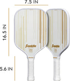 Franklin Sports Paletas Profesionales de Pickleball - Serie Signature Paleta Profesional de Pickleball con Superficie MaxGrit - Paletas de Pickleball Aprobadas para Torneos de Pickleball de EE. UU