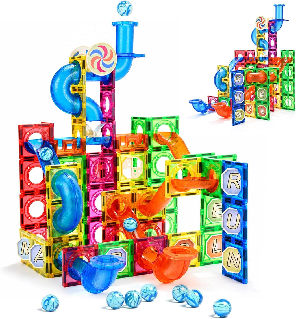 MAGBLOCK Juego de bloques de construcción de 176 piezas de azulejos