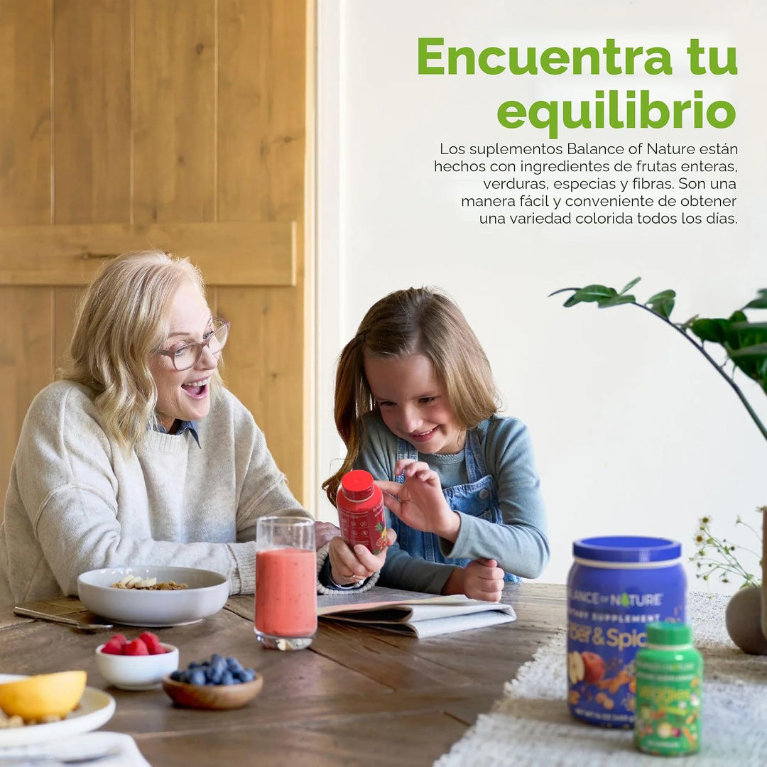 Suplementos de frutas y verduras de Balance Of Nature - 90 cápsulas...