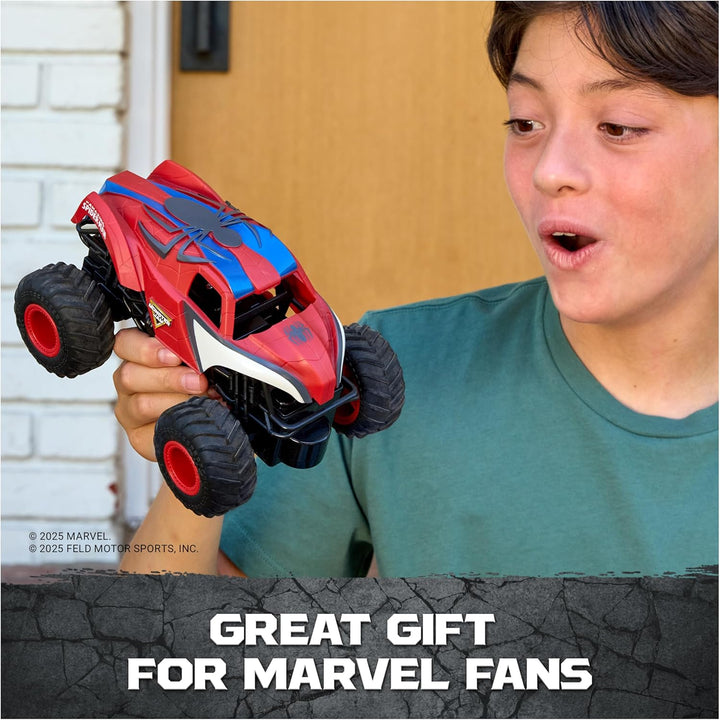 Monster Jam, Marvel The Amazing Spider-Man RC Monster Truck, 1:24 S...