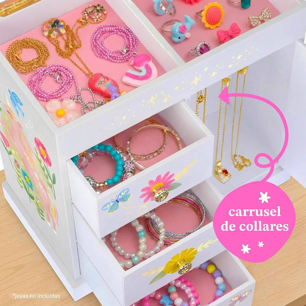 Giggle & Honey® Unicorn Musical Jewelry Box para Girls