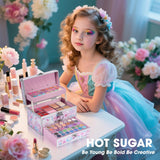Hot Sugar Kit de maquillaje para adolescentes con estuche de tren r...