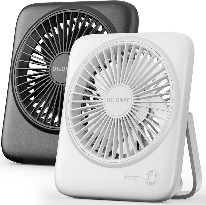 Otlonpe Ventilador de escritorio portátil personal, paquete de 2, 4...