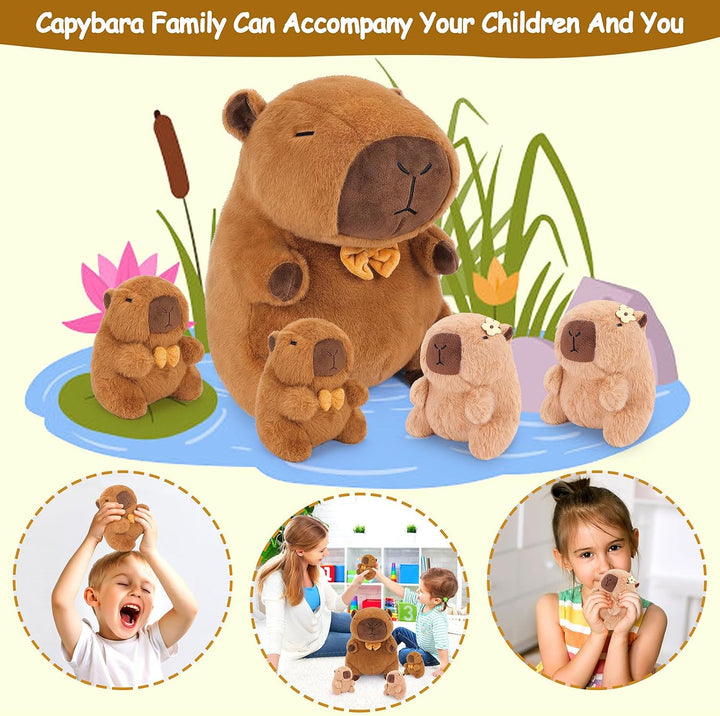 Achwishap Capybara - 5 peluches de Capybara con 4 peluches de Capyb...