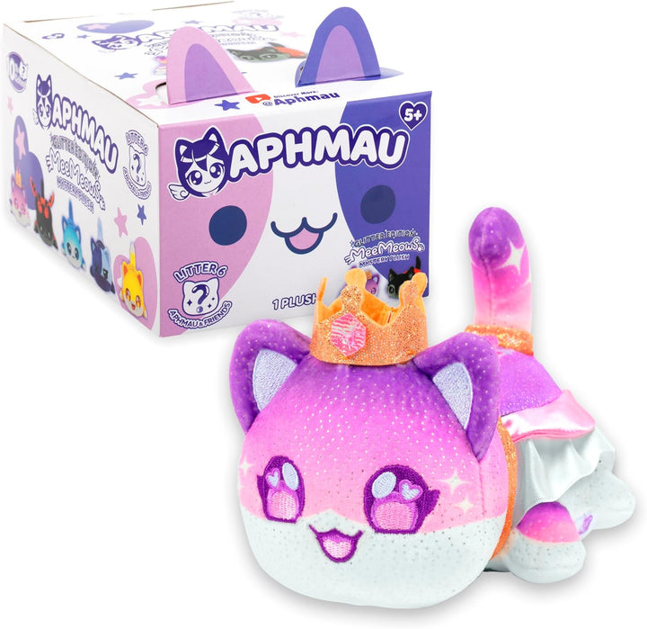 Aphmau Peluche misterioso MeeMeow de 6 pulgadas, serie 6; canal de...
