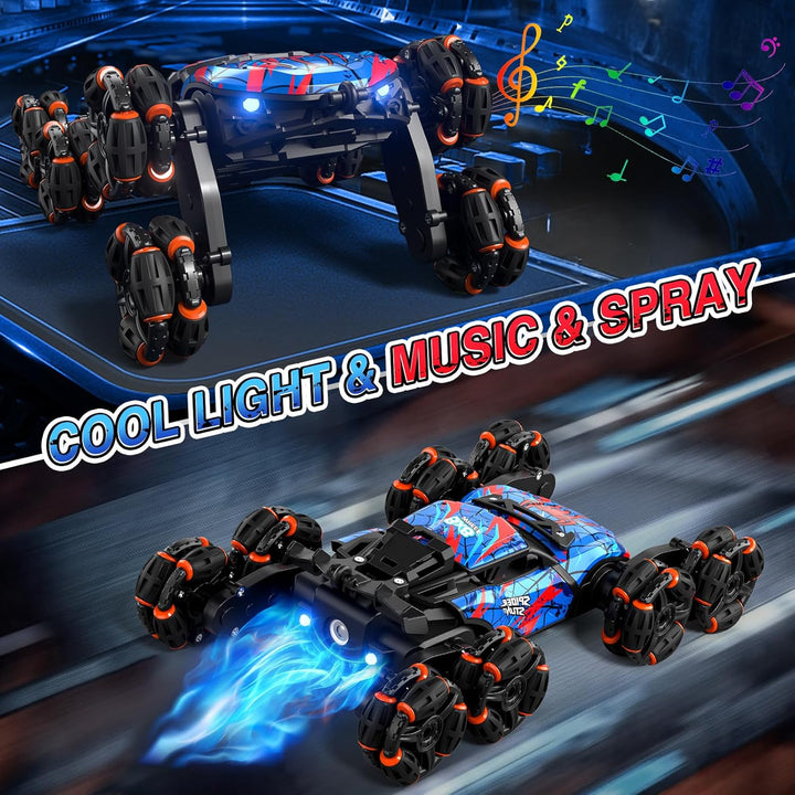 Sunrad 8WD - Auto de acrobacias RC con detección de gestos