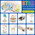 LUCKY GUESS Kit de ciencia STEM 8 en 1 para niños, experimentos solares y