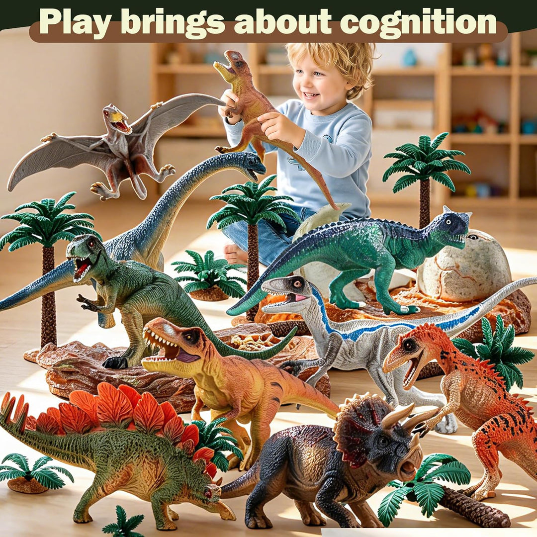 Juguetes de dinosaurios para niños Figuras de acción de dinosaurios...