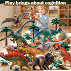 Juguetes de dinosaurio para niños, figuras de acción de dinosaurios grandes