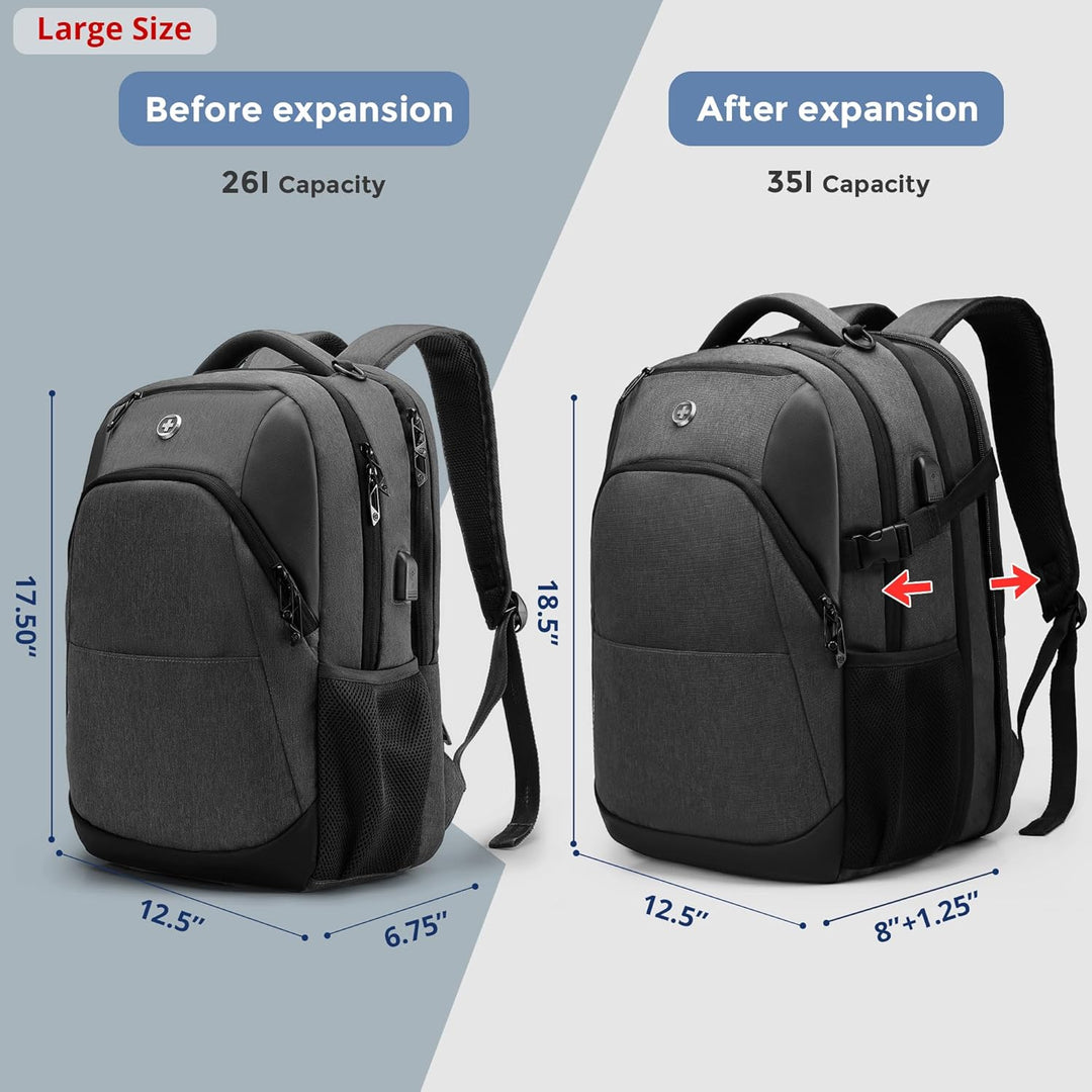 Mochila de viaje Swissdigital Design de 16 pulgadas para laptop, Mo...