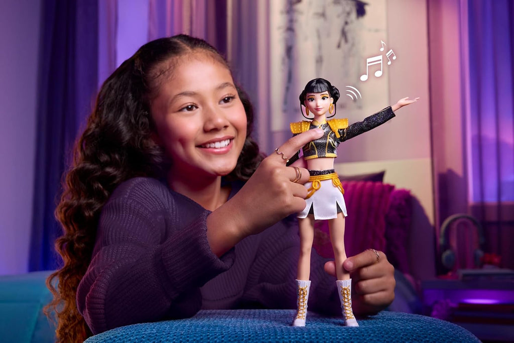 Mattel Kpop Demon Hunters HUNTR/X Zoey "Golden" Muñeco cantante