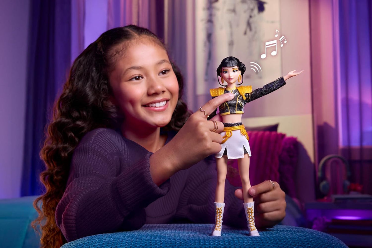 Mattel Kpop Demon Hunters HUNTR/X Zoey "Golden" Muñeco cantante