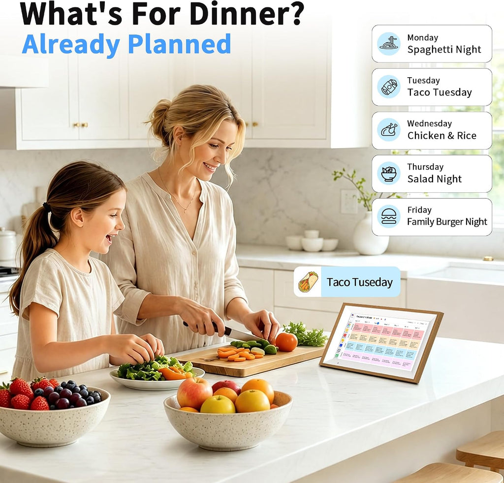 Calendario digital 10.1" Smart Family Planner Pantalla táctil
