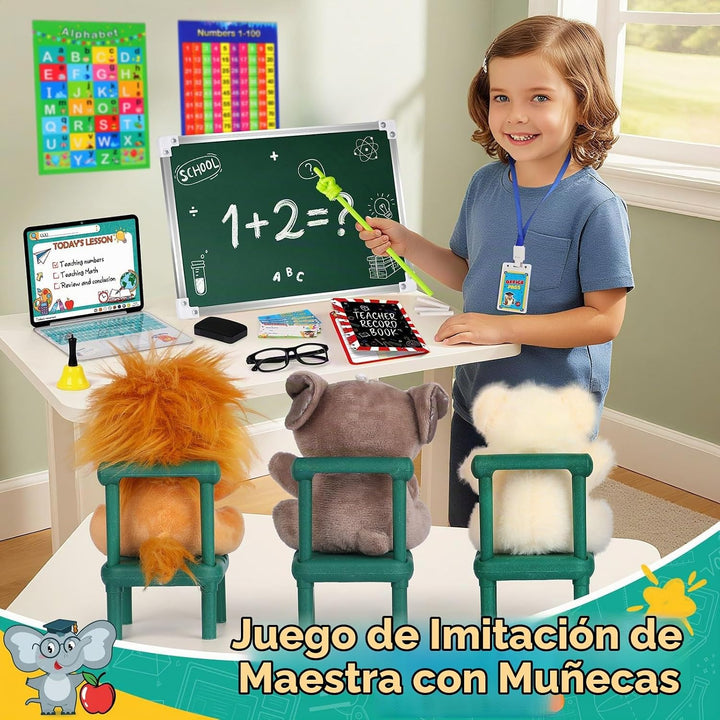 Alritz Juego de rol para profesores con muñecas para niños a partir...