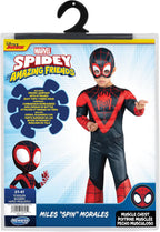 Disfraz oficial MARVEL para niño pequeño - Edición Deluxe de Halloween: Mono acolchado de primera calidad y pieza de tela para la cabeza (3T-4T)