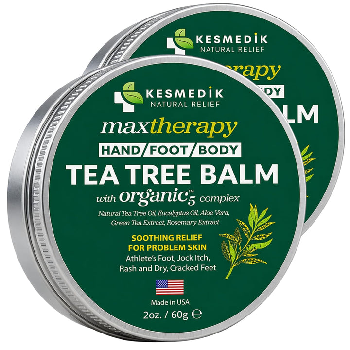 KESMEDIK Bálsamo MaxTherapy de Aceite de Árbol de Té, Alivio para l...