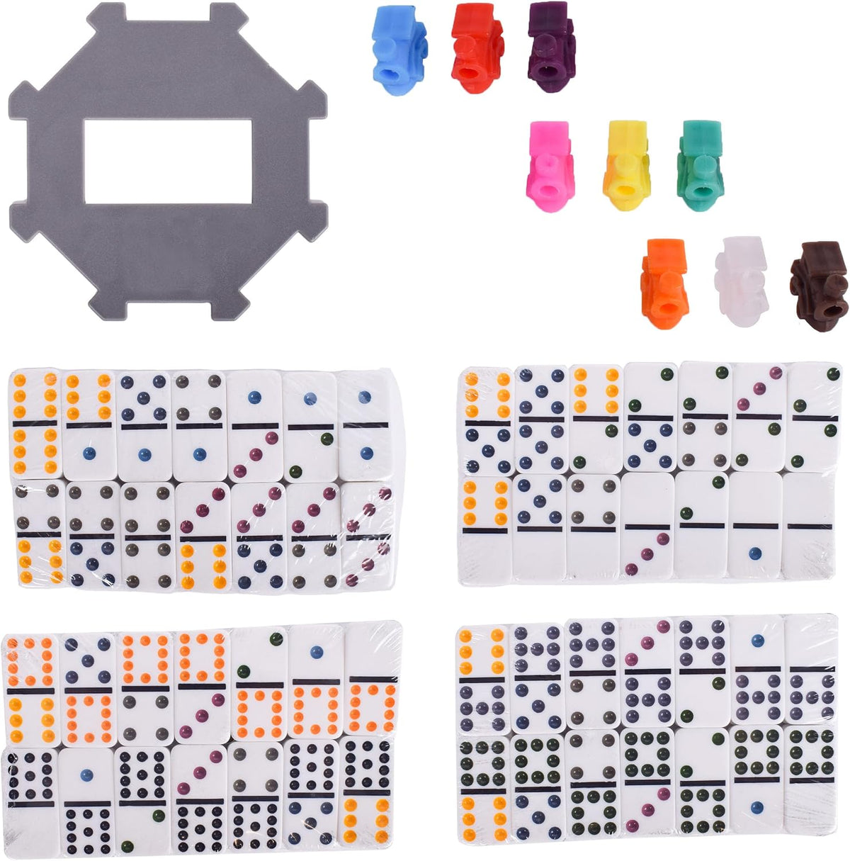 Elbow Room Games - Juego de dominó de tren mexicano - Juego de dominó de