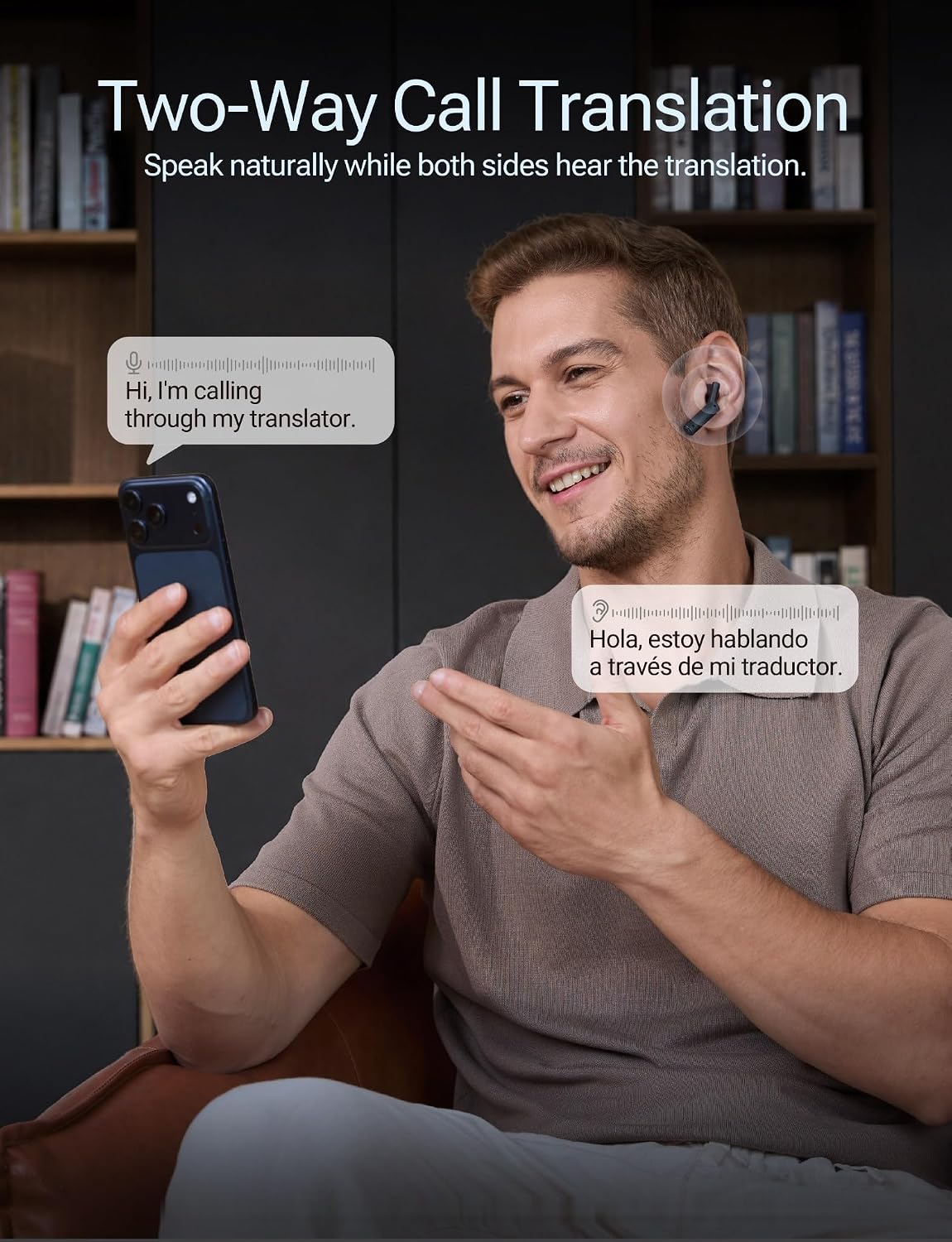 Timekettle W4 Plus Auriculares Traductores con IA, pastilla de conducción ósea