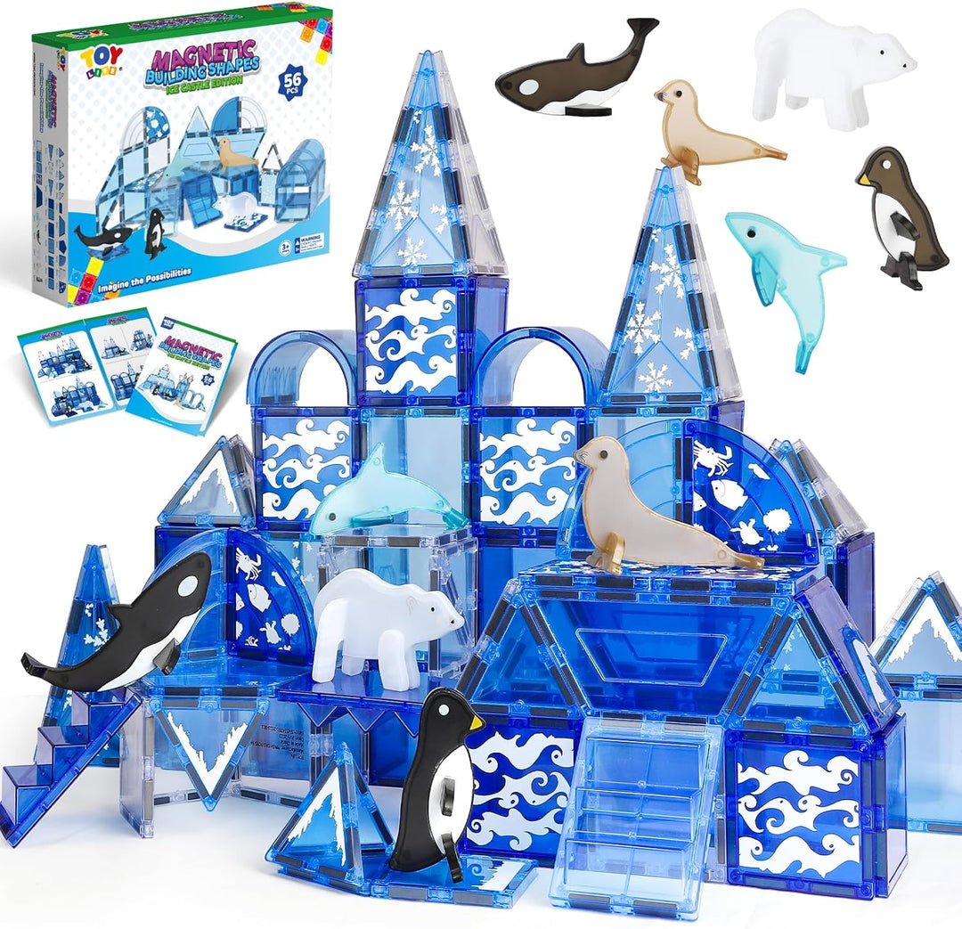 TOY Life Fichas magnéticas para niños de 4 a 8 años, juguetes magné...