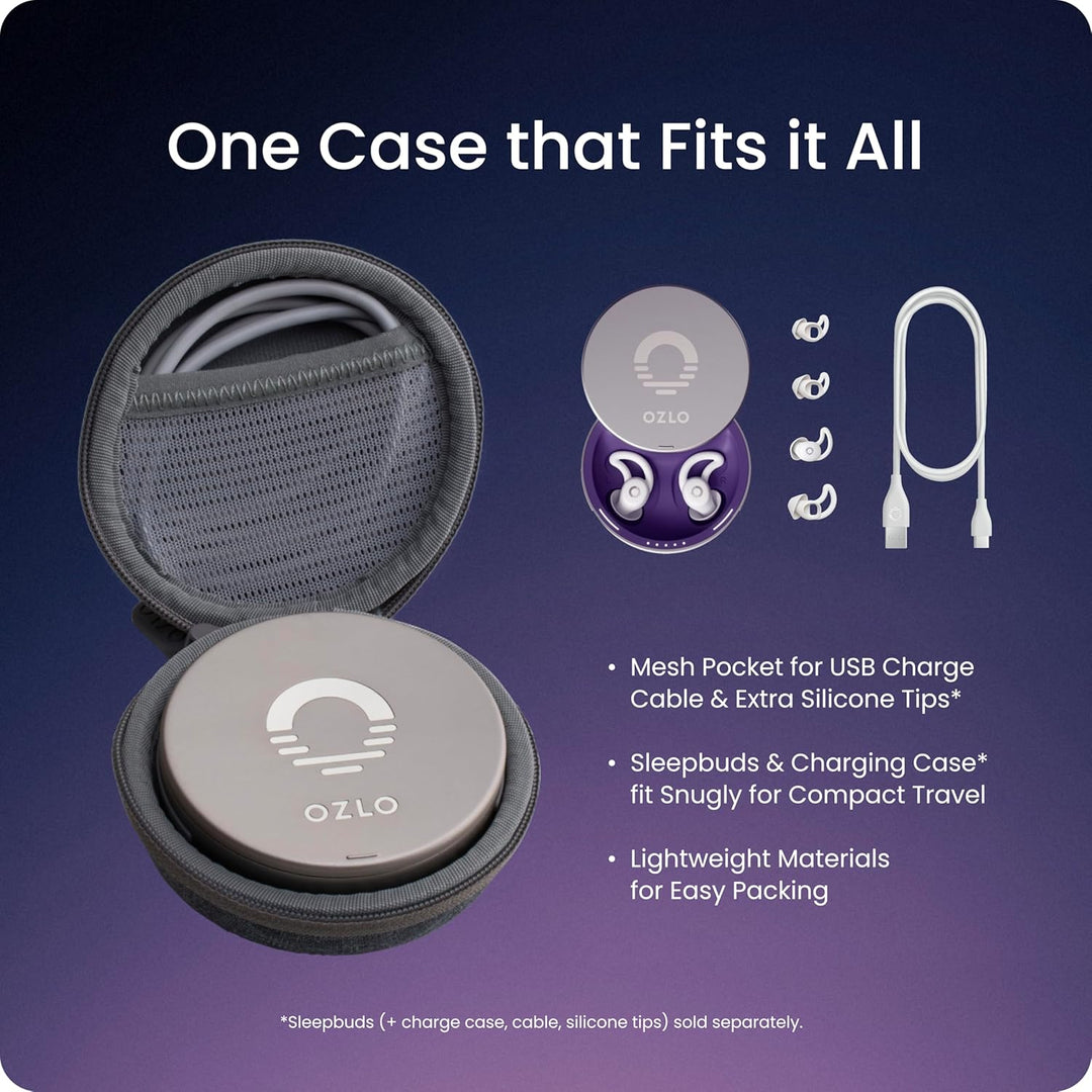 Ozlo Sleepbuds® Estuche de viaje | Estuche rígido para auriculares...
