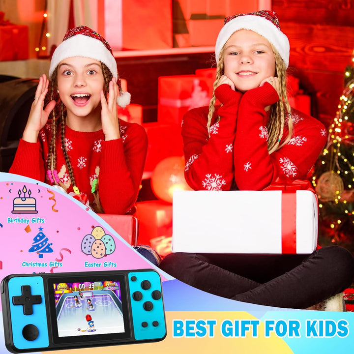 Beico Juegos de mano de 32 bits para niños, 139 videojuegos precarg...