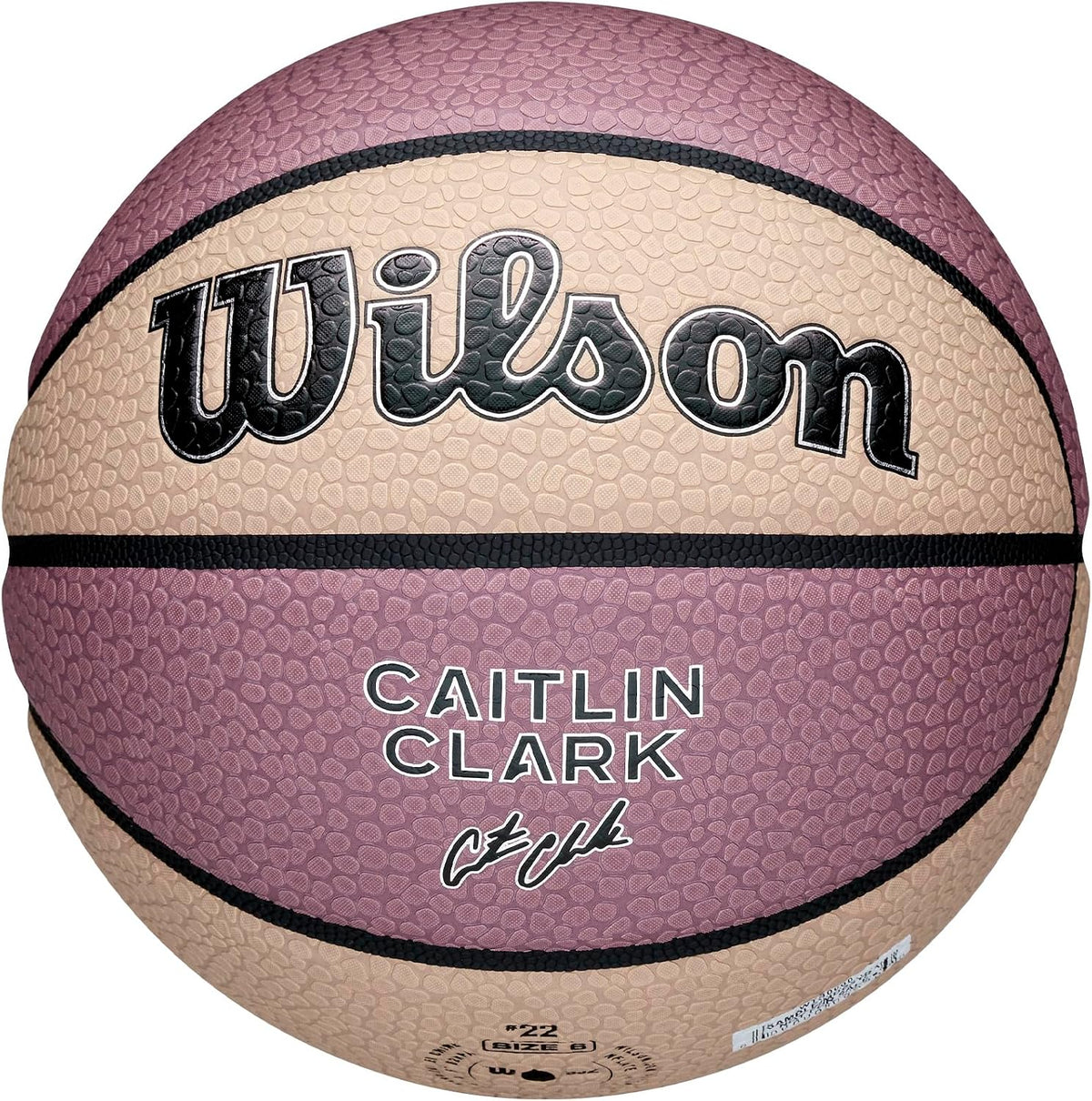 WILSON Caitlin Clark Anchor Balón de baloncesto para interior/exterior - Arena/Marrón claro, Talla