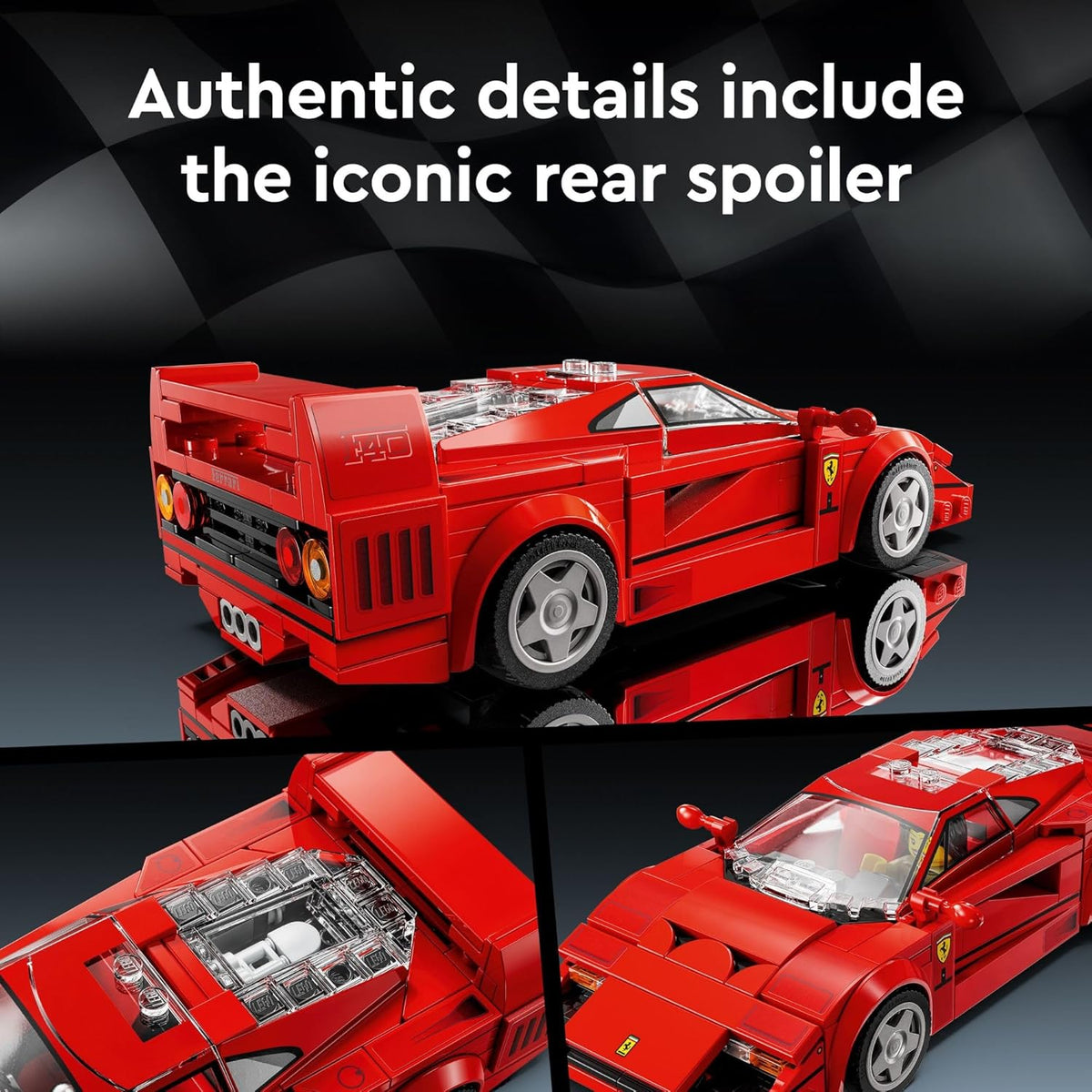 LEGO Speed Champions Ferrari F40 Supercar juego de