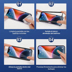 ImpactStrong - Protector de pantalla de vidrio templado irrompible para iPhone 13 Pro Max/iPhone 14 Plus [Instalación fácil] [Libre de burbujas] [Dureza 9H] [Cobertura completa] Compatible con funda