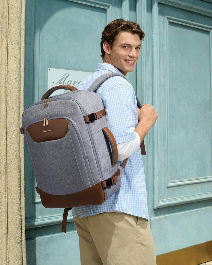 LOVEVOOK Mochila de viaje de 40 L para mujeres y hombres, mochila g...