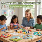 Juego de 12 comederos para pájaros para niños de 3 a 12 años