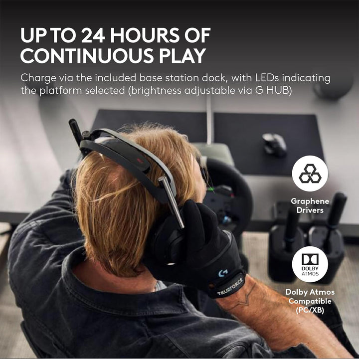 Logitech G Astro A50 X Multi-Platform Wireless Gaming Headset + Bas...