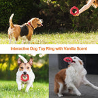 Juguetes masticables para perros, paquete de 4, juguetes para perros para masticadores agresivos de razas pequeñas, medianas y grandes, limpieza de dientes multifuncionales y masaje de encías,