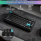 Teclado mecánico personalizado inalámbrico Keychron Q1 Ultra 8K 75%