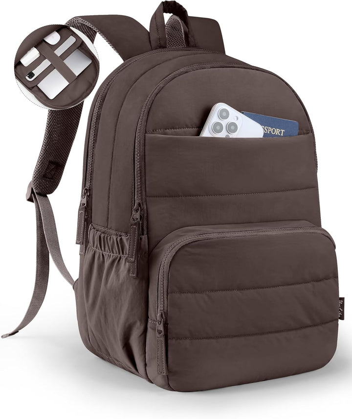 Uselike Mochila de viaje para mujer, mochila para laptop de 15.6 pu...