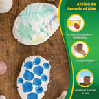 Crayola Arcilla seca al aire para niños, color blanco, 25 libras