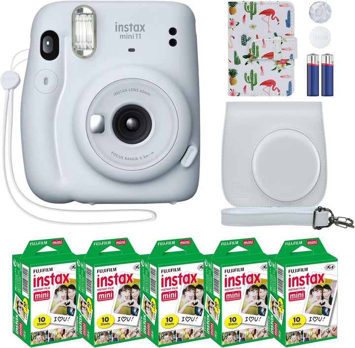 Cámara instantánea Fujifilm Instax Mini 11 en color blanco hielo +...