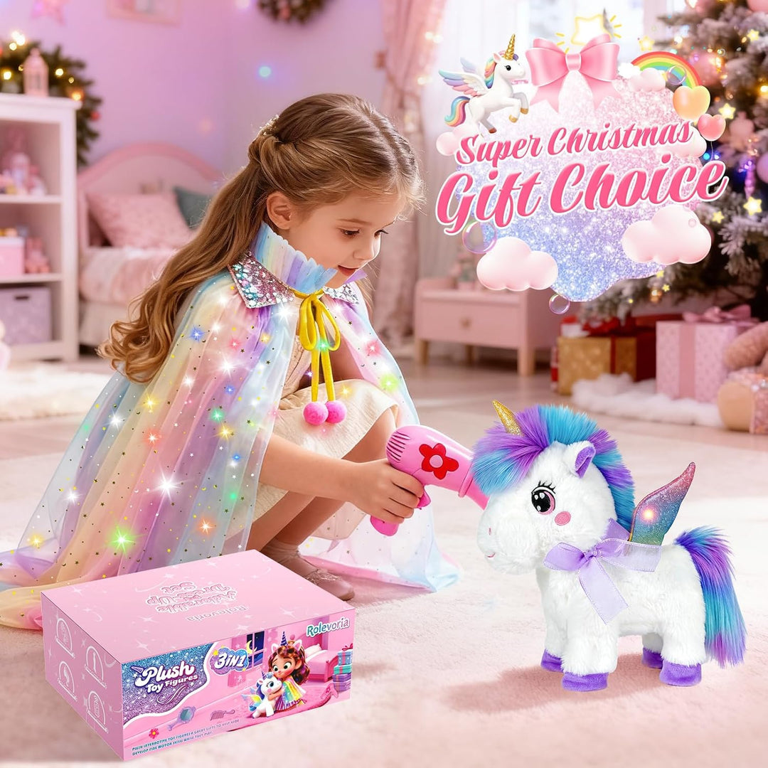 Rolevoria Juguetes de Unicornio para Niñas de 3 a 6 años
