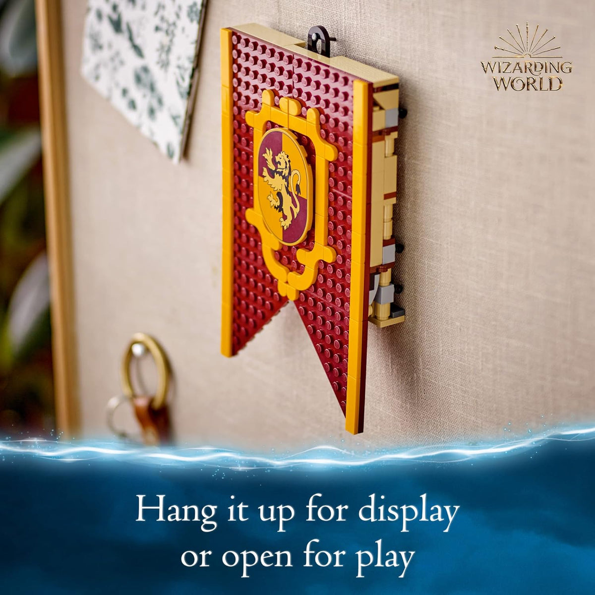 Lego Harry Potter Gryffindor House Banner Set 76409 con
