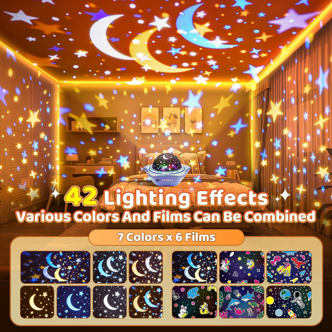 Luz nocturna para niños, proyector de luz nocturna para bebé, luces...