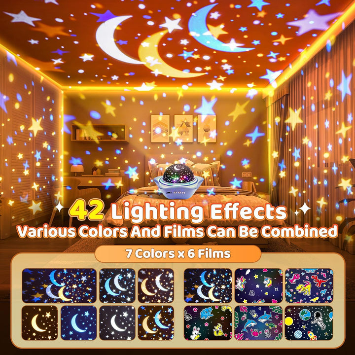 Luz nocturna para niños, proyector de luz nocturna para bebé, luces...