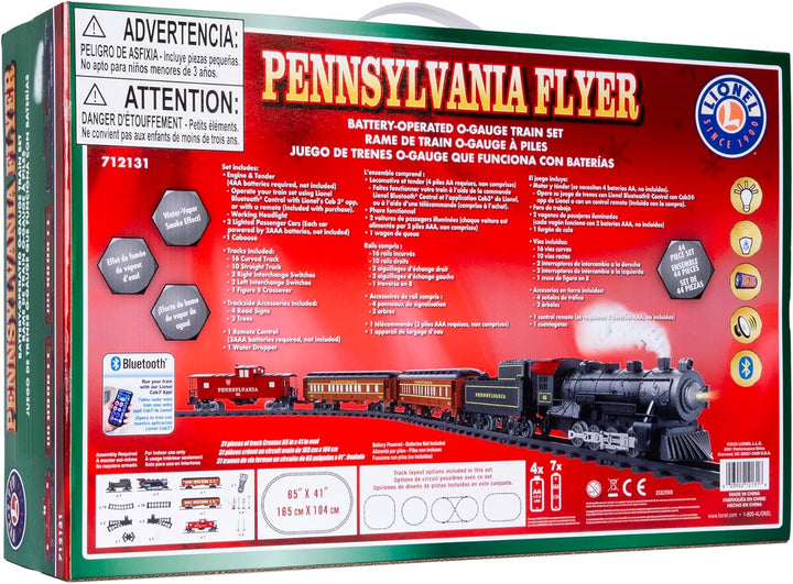 Juego de tren de juguete Lionel Pennsylvania Flyer a
