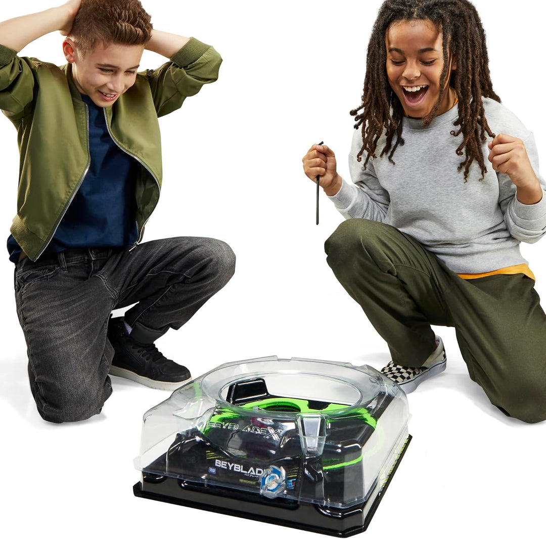 Beyblade X Xtreme Battle Set con Beystadium Arena con riel