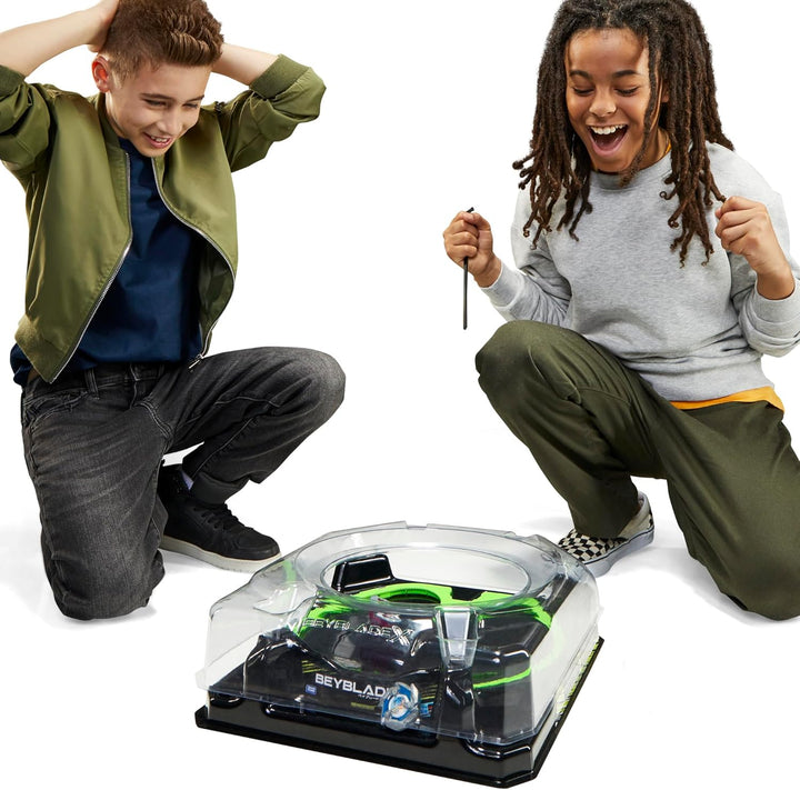 Beyblade X Xtreme Battle Set con Beystadium Arena con riel