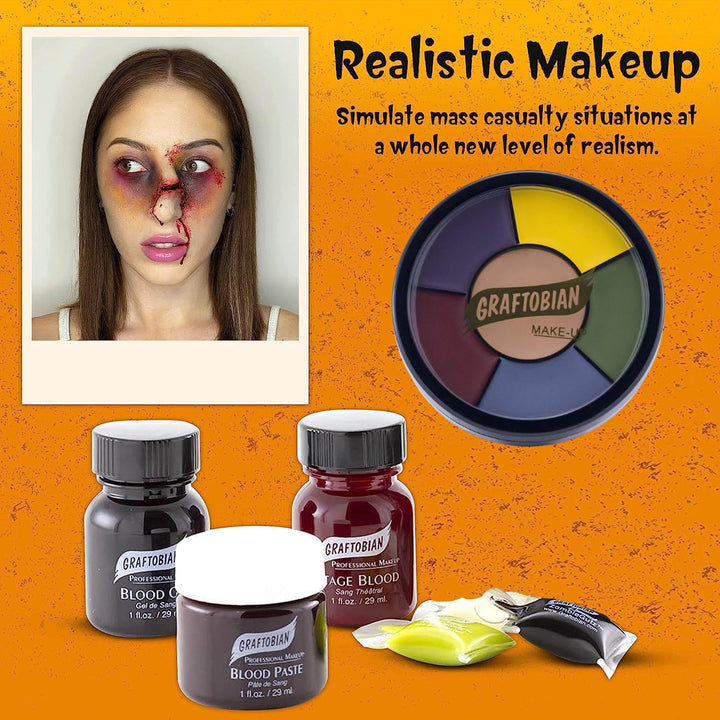 Graftobian Special FX Trauma Pro SFX - Kit de maquillaje - Fabricad...