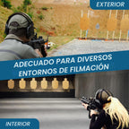 Objetivos de tiro para el rango, objetivos de cartón de silueta de 30 x 18 pulgadas para competiciones de práctica táctica con pasador
